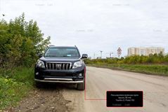 Расширители колесных арок (вынос 30 мм) ПОД ПОКРАСКУ для Toyota LC Prado 150 2009-2013