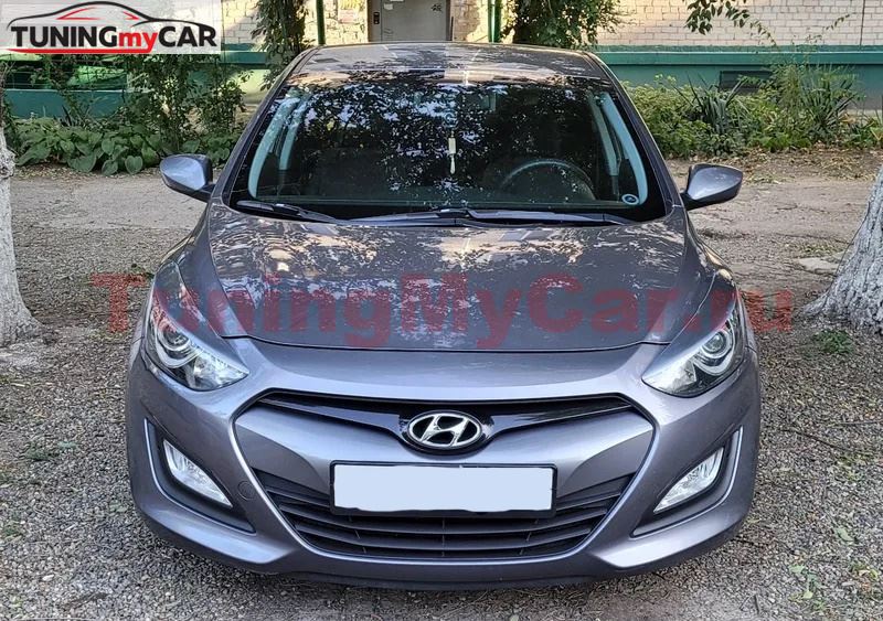 Накладки на фары (реснички) для Hyundai i30 2012-2016