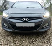 Накладки на фары (реснички) для Hyundai i30 2012-2016